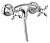 Смеситель для душа Cezares ATLANTIS-NOSTALGIA-DS-01