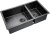 Мойка кухонная Zorg Inox PVD 78-2-44 grafit Мойка кухонная Zorg Inox PVD 78-2-44 grafit