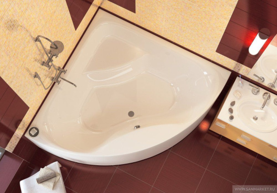 Акриловая ванна Alpen Indiana 140x140 см