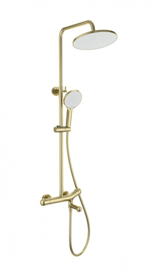 Душевая стойка Wonzon & Woghand T-1000 WW-B3057-A-BG с термостатом