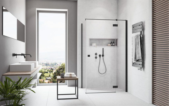 Душевой уголок Radaway Essenza New Black KDJ 110х90 R