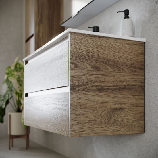 Тумба с раковиной Sancos Libra 60 дуб чарльстон