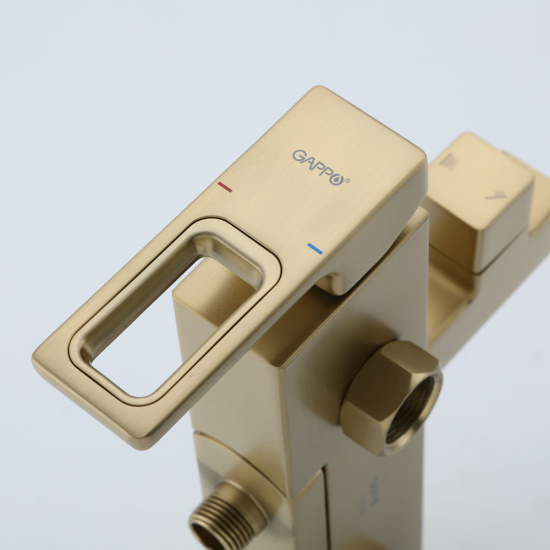 Душевая стойка Gappo G2417-3, золотой сатин