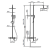 Душевая система с термостатом Altrobagno Diretto 030415 Cr
