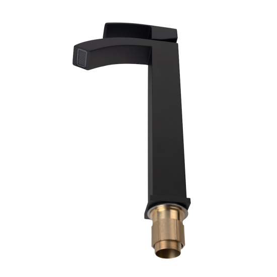 Смеситель для раковины высокий Filarete Waterfall FL6010BL, черный