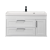 Тумба с раковиной ValenHouse Эйвори 100 подвесная, белая Тумба с раковиной ValenHouse Эйвори 100 подвесная, белая