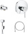 Гигиенический душ Grohe BauClassic 124434 со смесителем