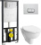 Инсталляция VitrA S20 9004B003-7202 подвесной унитаз + кнопка Инсталляция VitrA S20 9004B003-7202 подвесной унитаз + кнопка