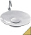 Накладная раковина Hidra Ceramica Soul золото, 50 см
