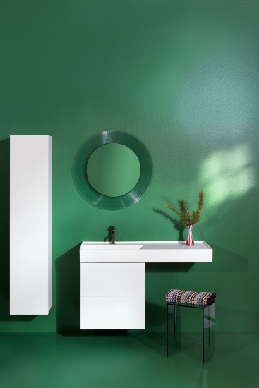 Зеркало Laufen Kartell by Laufen 80 изумрудное, с подсветкой