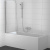 Шторка на ванну Koller Pool Waterfall Line QP93 Chrome Clear