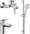 Душевой комплект Hansgrohe Logis 71101000 + Logis 71400000 + душевой гарнитур Crometta 100 Vario 26651400