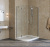 Душевой уголок Vegas Glass AFS-F Lux 110*100 07 01 R профиль матовый хром, стекло прозрачное