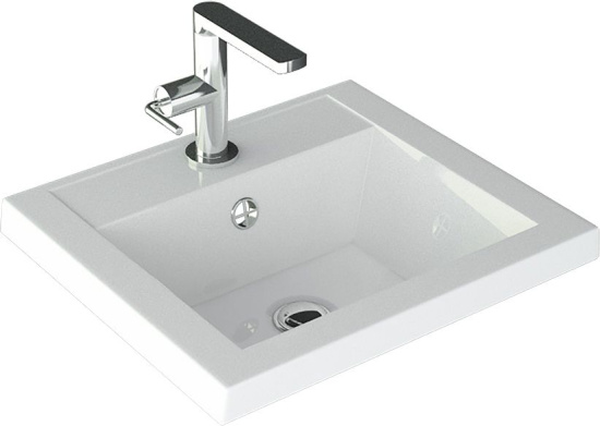 Тумба с раковиной Misty Торос 50 серый мрамор