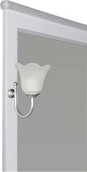 Зеркало Aquanet Валенса 100 белый краколет/серебро