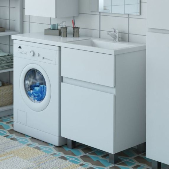 Тумба с раковиной Эстет Dallas Luxe 100 напольная, 2 ящика