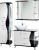 Тумба с раковиной Bellezza Рио 90 L черно-белая Тумба с раковиной Bellezza Рио 90 L черно-белая