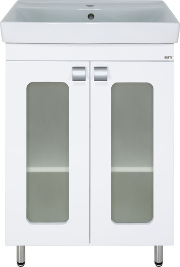 Тумба с раковиной Misty Урал 60 2 дверцы