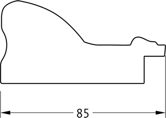 Зеркало Evoform Exclusive BY 3593 75x165 см виньетка античная латунь