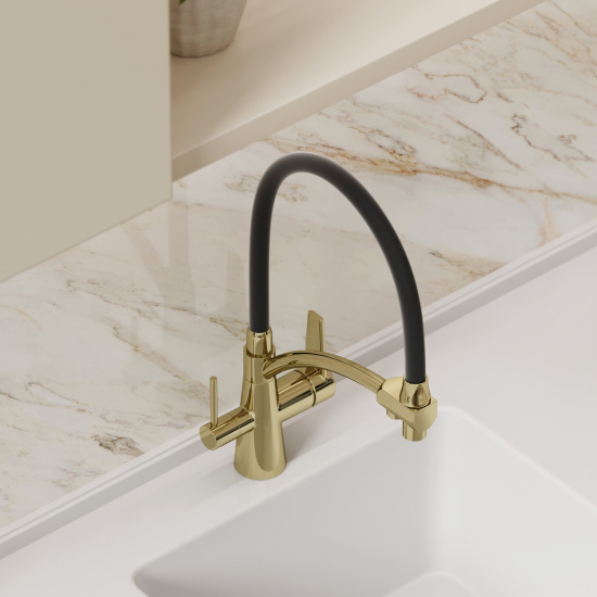 Смеситель для кухни Sancos Eri SC4001ZG, золото