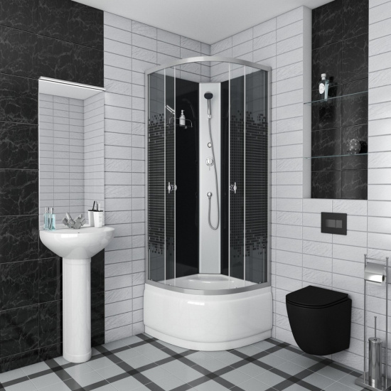 Душевая кабина Niagara Eco NG-7508-14BK