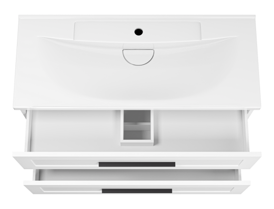 Тумба с раковиной Misty Модерн 100 подвесная