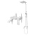 Душевая стойка Hansberge H5077WW, белый Душевая стойка Hansberge H5077WW, белый