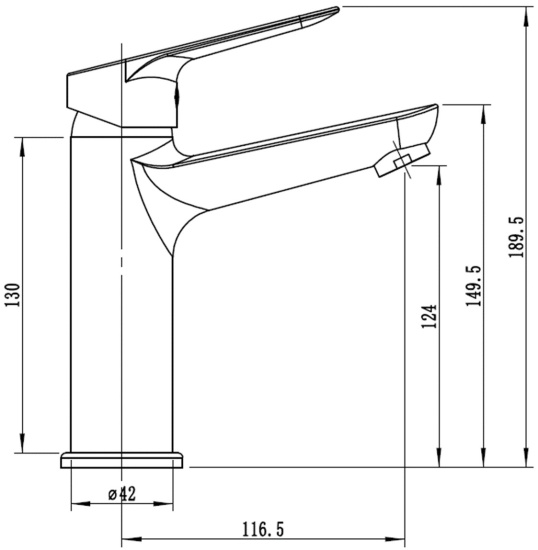 Смеситель для раковины Esko Kazan KZ26M