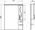 Зеркало-шкаф ASB-Mebel Грета 80/1 Зеркало-шкаф ASB-Mebel Грета 80/1