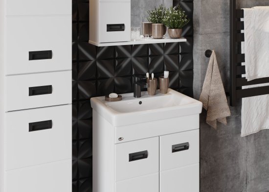 Мебель для ванной Onika Балтика-Квадро Black 60.11