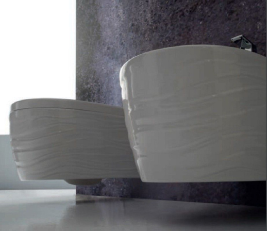 Унитаз подвесной Ceramica ala Wave 23VCO с сидением микролифт