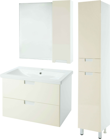 Зеркало Bellezza Пегас 90 R бежевое