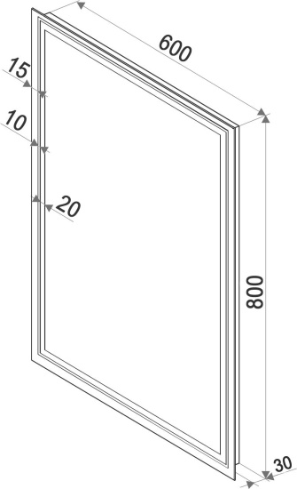 Мебель для ванной Art&Max Family 75, подвесная, Pino Bianco