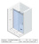 Душевая дверь в нишу Riho Baltic B104 158x210 см