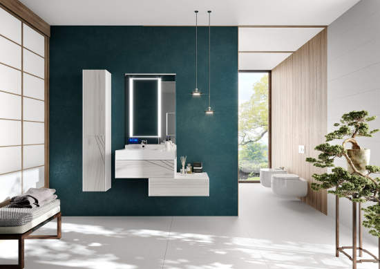 Зеркало Aquaton Сакура 80 с подсветкой