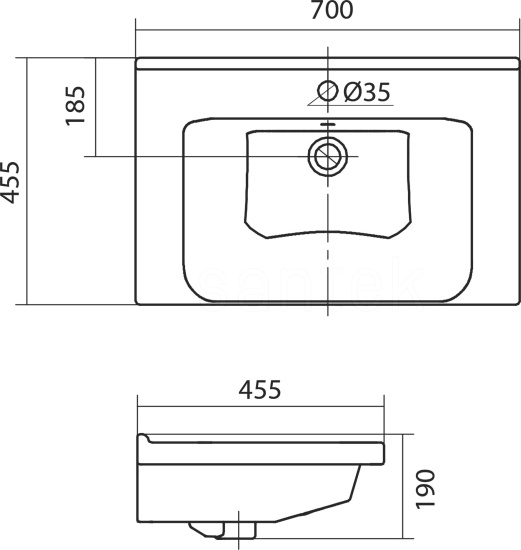 Мебель для ванной Sanstar Arista 70 подвесная
