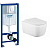 Инсталляция Grohe Rapid SL 38721001 с кнопкой + унитаз подвесной BeWash Schutz BKWHR002510