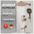 Душевая система Hansberge H6095BR, бронза Душевая система Hansberge H6095BR, бронза