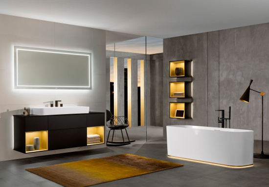 Зеркало Villeroy & Boch Finion 160 с подсветкой, с настенным освещением