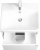 Тумба с раковиной Aquaton Сканди 55 белый глянец