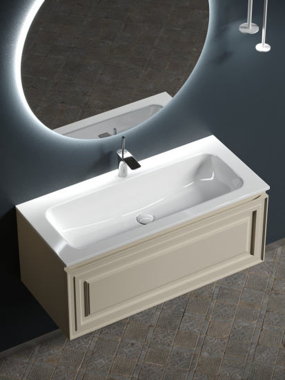 Тумба с раковиной Sancos Very 100 Beige Soft VR100CE
