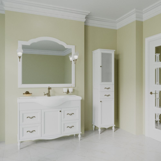 Зеркало ValenHouse Астер 120 патина золото