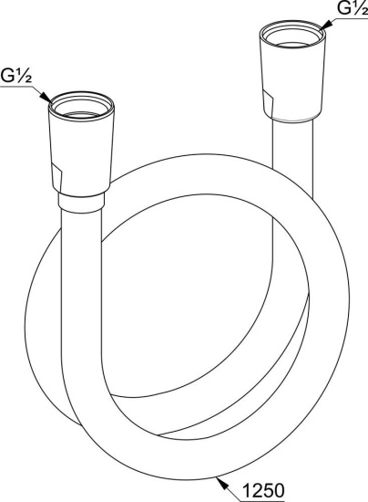 Душевой шланг Kludi Logoflex 6105505-00