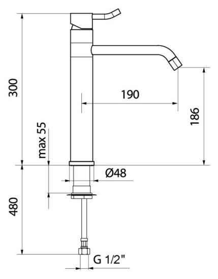 Смеситель для кухни Webert Geo GE920402