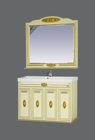 Зеркало Misty Roma 120 бежевая патина