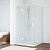 Душевой уголок Vegas Glass AFP-Fis 100*90 01 01 L профиль белый, стекло прозрачное
