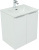 Тумба с раковиной Aquanet Алвита new 60 подвесная, белая матовая, с дверками