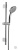 Душевой гарнитур Webert Shower Set AC0589740, белый Душевой гарнитур Webert Shower Set AC0589740, белый