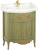 Тумба с раковиной Migliore Bella 70 oliva