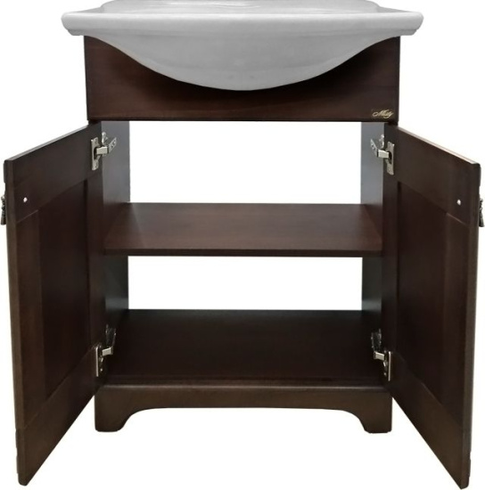 Тумба с раковиной Misty Рим 60 орех